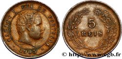 PORTUGAL 5 Réis Charles Ier (Carlos) 1905