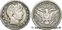 ÉTATS-UNIS D AMÉRIQUE 1/4 Dollar type Barber 1899 Philadelphie