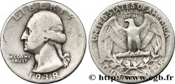 VEREINIGTE STAATEN VON AMERIKA 1/4 Dollar Georges Washington 1938 Philadelphie
