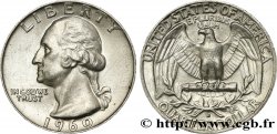 ÉTATS-UNIS D AMÉRIQUE 1/4 Dollar Georges Washington 1960 Denver - D