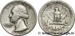 ESTADOS UNIDOS DE AMÉRICA 1/4 Dollar Georges Washington 1950 San Francisco - S