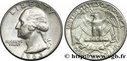 ÉTATS-UNIS D AMÉRIQUE 1/4 Dollar Georges Washington 1963 Philadelphie
