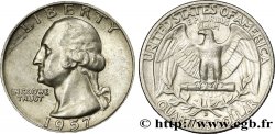 UNITED STATES OF AMERICA 1/4 Dollar Georges Washington 1957 Denver - D