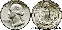ÉTATS-UNIS D AMÉRIQUE 1/4 Dollar Georges Washington 1964 Denver
