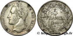 BELGIO 5 Francs Léopold Ier 1849
