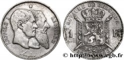 BELGIO 1 Franc 50e anniversaire de l’indépendance 1880