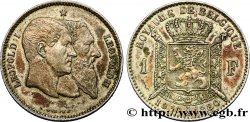BELGIO 1 Franc 50e anniversaire de l’indépendance 1880 
