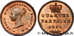 REGNO UNITO 1/4 Farthing Victoria “tête jeune” 1839 Londres