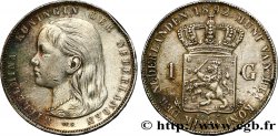NETHERLANDS 1 Gulden Wilhelmina 1892 Utrecht
