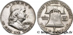 ÉTATS-UNIS D AMÉRIQUE 1/2 Dollar Benjamin Franklin 1949 Philadelphie