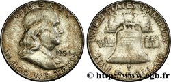 ÉTATS-UNIS D AMÉRIQUE 1/2 Dollar Benjamin Franklin 1956