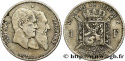 BELGIUM 1 Franc 50e anniversaire de l’indépendance 1880