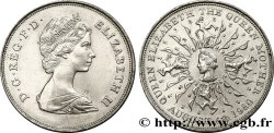 REINO UNIDO 25 New Pence (1 Crown) 80e anniversaire de la reine mère 1980 