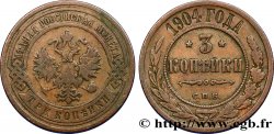 RUSSIE 3 Kopecks 1904 Saint-Petersbourg