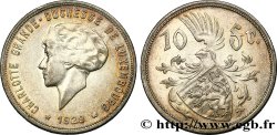 LUSSEMBURGO 10 Francs Princesse Charlotte 1929 