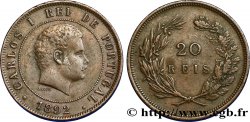 PORTUGAL 20 Réis Charles Ier (Carlos) 1892