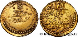 TUNESIEN 1 Piastre au nom de Mahmud II an 1232 dorée 1817 