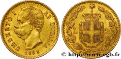 ITALIE 20 Lire Umberto Ier 1882 Rome
