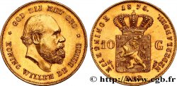 PAíSES BAJOS 10 Gulden Guillaume III, 1e type 1875 Utrecht
