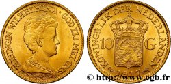 NIEDERLANDE 10 Gulden, 3e type Wilhelmina 1917 Utrecht