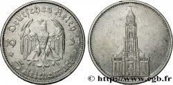 DEUTSCHLAND 5 Reichsmark église de la garnison de Potsdam 1934 Muldenhütten - E