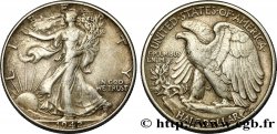 STATI UNITI D AMERICA 1/2 Dollar Walking Liberty 1942 Philadelphie
