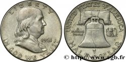 VEREINIGTE STAATEN VON AMERIKA 1/2 Dollar Benjamin Franklin 1961 Philadelphie