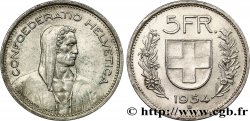 SVIZZERA 5 Francs Berger des alpes 1954 Berne
