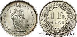 SVIZZERA 1 Franc Helvetia 1965 Berne