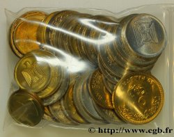 EGIPTO Lot de 40 monnaies contemporaines N.D. 