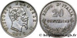 ITALIE 20 Centesimi Victor Emmanuel II 1863 Milan
