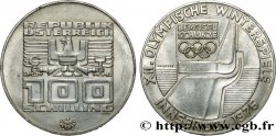 AUTRICHE 100 Schilling J.O. d’hiver d’Innsbruck 1976 - tremplin olympique 1976 Hall