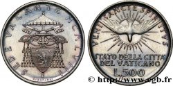 VATICAN ET ÉTATS PONTIFICAUX 500 Lire Sede Vacante Colombe et armes du cardinal Benedetto Aloisi Masella 1958 Rome
