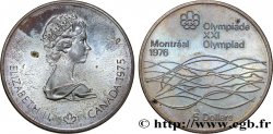 CANADA 5 Dollars JO Montréal 1976 natation 1975