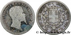 ITALIEN - KÖNIGREICH SARDINIEN 50 Centesimi Victor Emmanuel II 1860 Milan