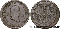 ESPAGNE 8 Maravedis Ferdinand VII 1818 Jubia