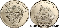 ÎLES GILBERT 1 Dollar Voilier Endeavour 2014