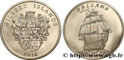 GILBERT ISLANDS 1 Dollar Voilier Pallada 2014