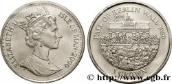 ÎLE DE MAN 1 Crown Elisabeth II / série Millénium : la chute du mur de berlin en 1989 2000  FDC