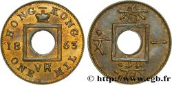 HONG-KONG 1 Mil 1863 