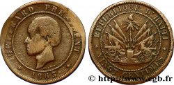 HAITI 20 Centimes président Geffrard 1863 Heaton