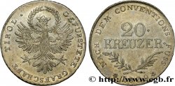 AUTRICHE - INSURRECTION DU TYROL 20 Kreuzer 1809 Hall SUP