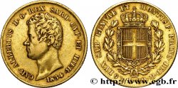 ITALIA - REINO DE CERDEÑA 20 Lire Charles-Albert 1834 Gênes