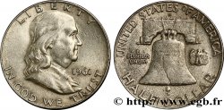 ÉTATS-UNIS D AMÉRIQUE 1/2 Dollar Benjamin Franklin 1961 Denver