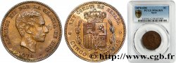 ESPAGNE 5 Centimos Alphonse XII 1878 Oeschger Mesdach & CO