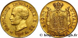 ITALIEN - Königreich Italien - NAPOLÉON I. 40 Lire 1808 Milan