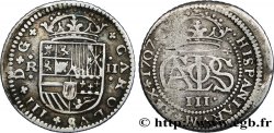SPAGNA 2 Reales Charles III 1707 Barcelone