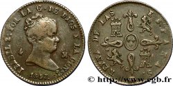 ESPAGNE 4 Maravedis Isabelle II 1847 Ségovie
