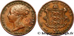 ISLA DE JERSEY 1/26 Shilling Reine Victoria 1851 