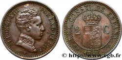 ESPAGNE 2 Centimos Alphonse XIII 1904 Madrid